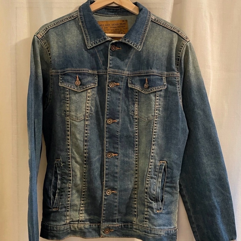 Zara Blue Denim Jacket